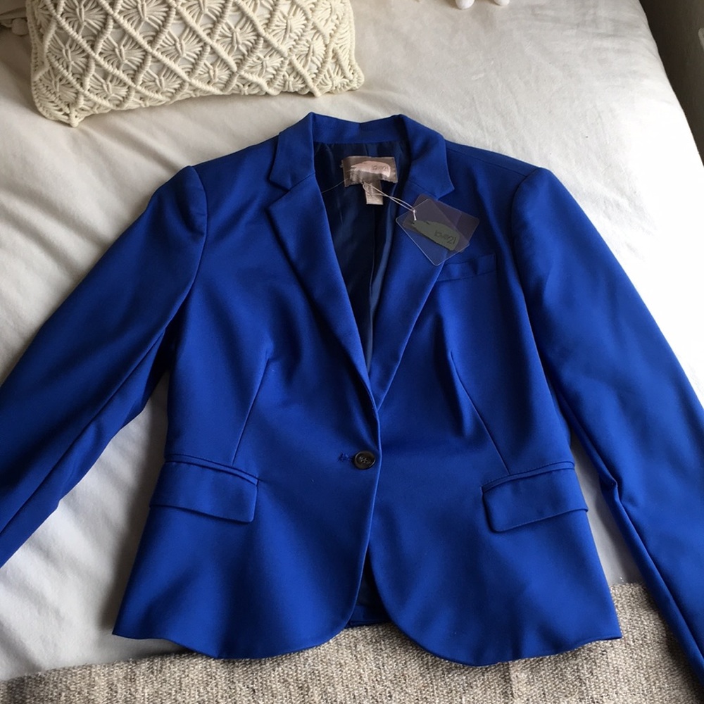 Cobalt blue blazer